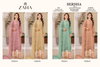 Sersha Vol 4 By Zaha A To D Organza Pakistani Suits Catalog
